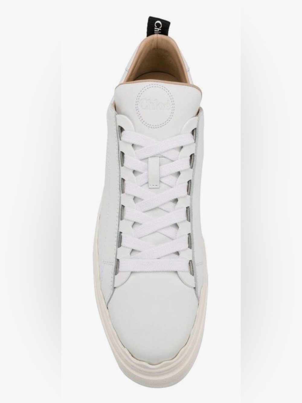 Chloe Lauren Sneaker White Size 37EU / 6.5 - Picture 2 of 12